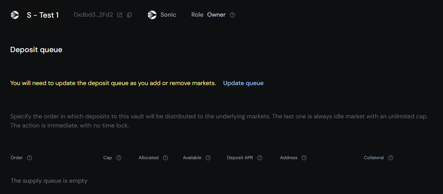 Deposit Queue