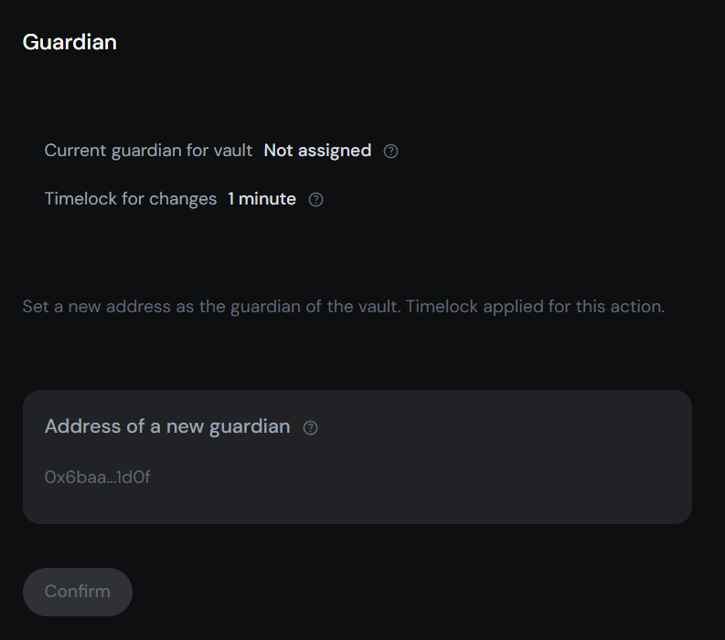 Guardian details